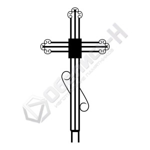  Крест надгробный №5
